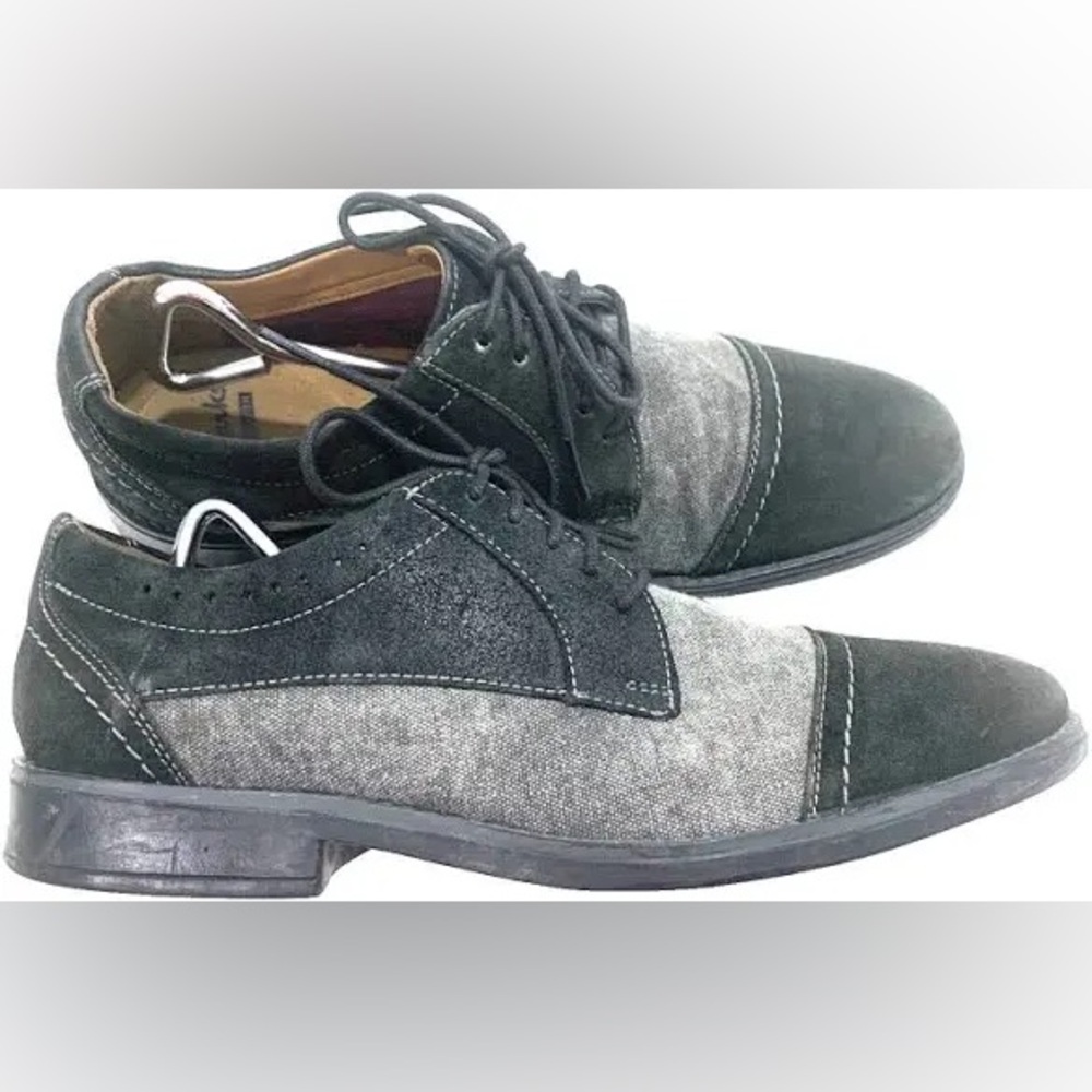 Clarks Men’s Garren Cap Leather Dress Shoe | Size 12